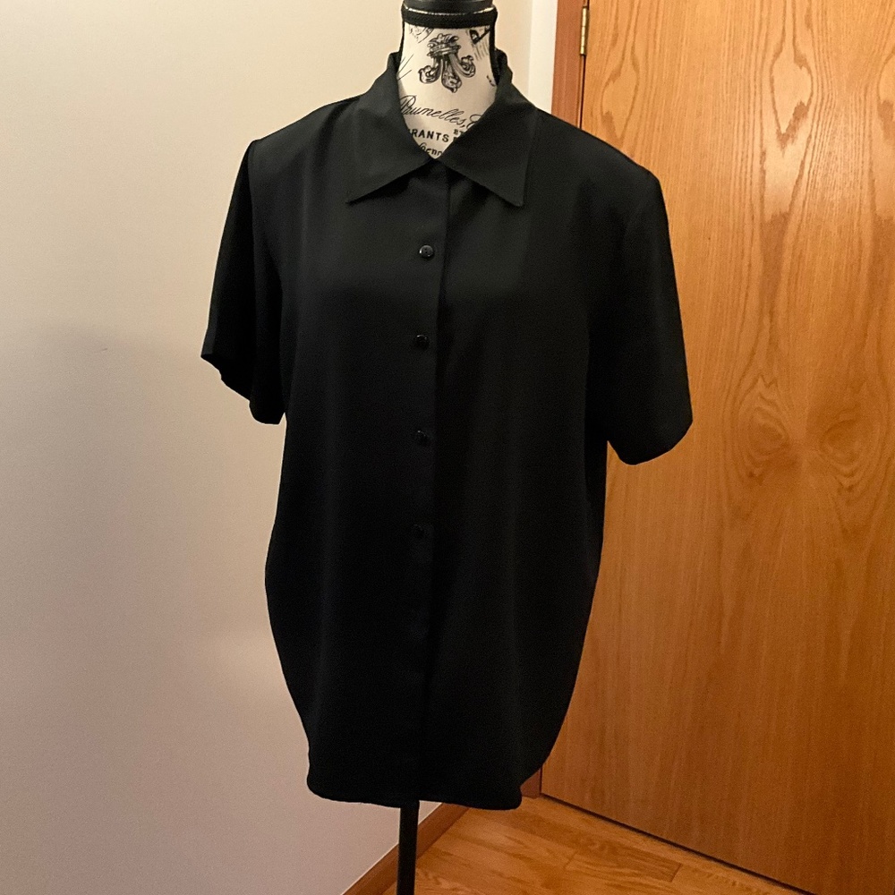 Rosemary & Ivy Business Casual Blouse black Size L
